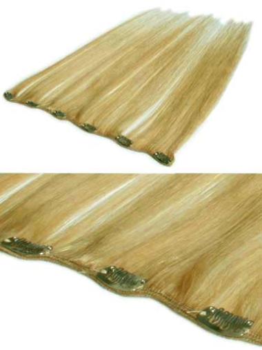 Extension Clip-In grande Biondo 100% capelli naturali