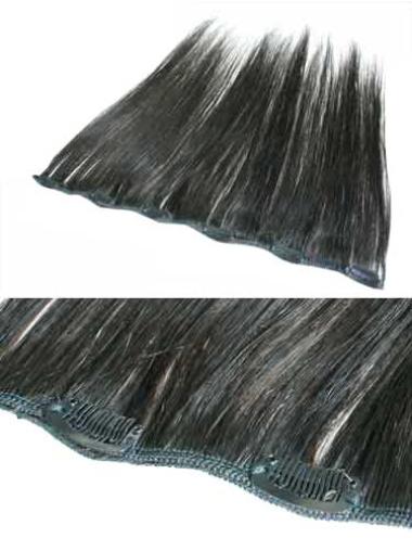 Extension Clip-In squisito Nero 100% capelli naturali