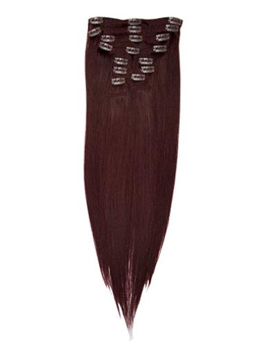 Extension Clip-In progettato Rosso 100% capelli naturali