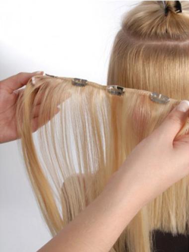 Extension Clip-In Alta qualità Liscia 100% capelli naturali