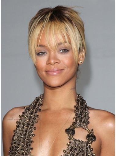 Parrucche Rihanna 6" favoloso Biondo Corto