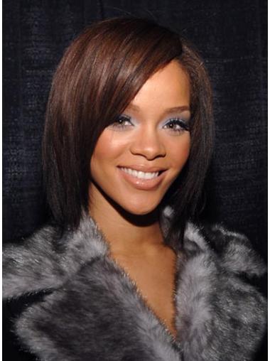 Parrucche Rihanna 12" sfarzoso Castano Dorato Altezza di Spalle