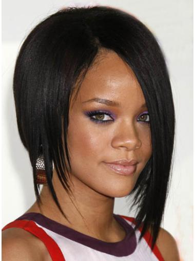 Parrucche Rihanna 11" progettato Nero Medio Corto