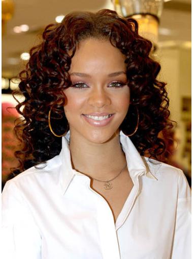 Parrucche Rihanna 20" conveniente Castano Dorato Altezza di Spalle