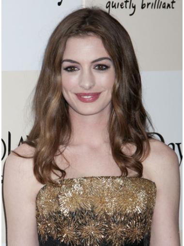 Parrucche Anne Hathaway Castano 20" confortevole Mossa