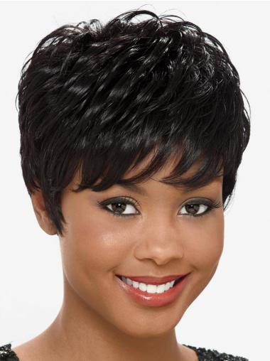 Parrucche Afroamericano Liscia Macchina 5" Bellissimo