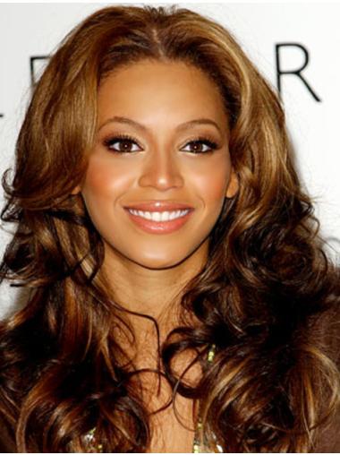 Parrucche Beyonce Castano 22" favoloso Riccia