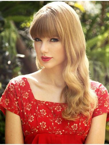 Parrucche Taylor Swift 18" acconciature Biondo Mossa