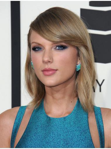 Parrucche Taylor Swift 14" Alta qualità Biondo Liscia