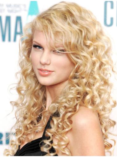 Parrucche Taylor Swift 24" di moda Biondo Riccia