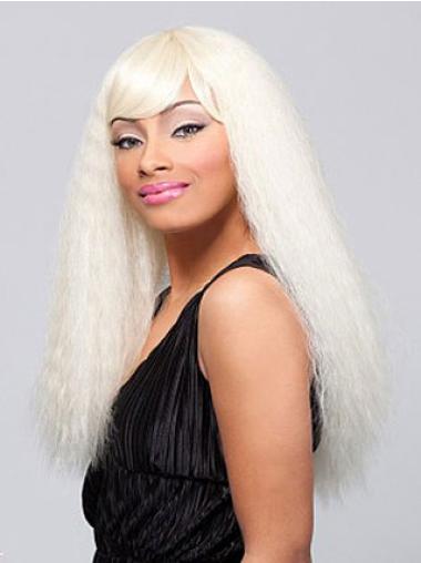 Parrucche Afroamericano Liscia Macchina 22" conveniente