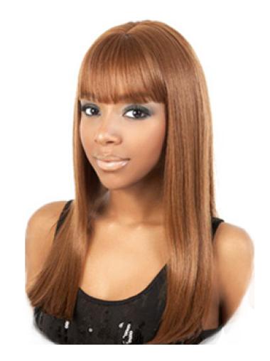 Parrucche Afroamericano Liscia Macchina 19" Affordable