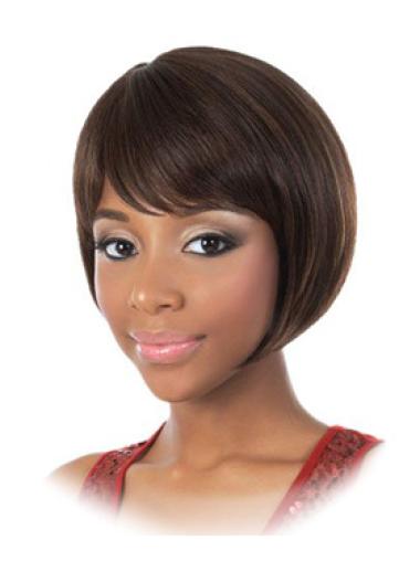 Parrucche Afroamericano Liscia Macchina 9" sconto