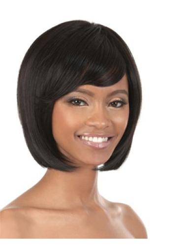 Parrucche Afroamericano confortevole 10" Liscia