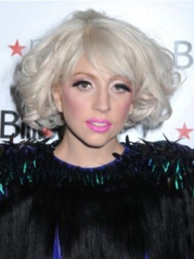 Parrucche Lady Gaga di moda 10" Stratificato Riccia