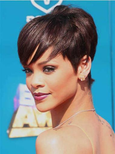 Parrucche Rihanna 6" moda Castano Dorato Corto