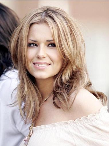 Parrucche Cheryl Cole Biondo 12" popolare Liscia