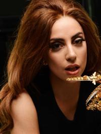 Parrucche Lady Gaga ideale 24" Senza Frangia Mossa