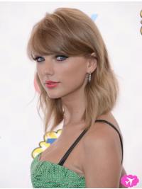 Parrucche Taylor Swift 14" Di tendenza Biondo Mossa