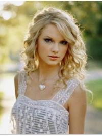 Parrucche Taylor Swift 18" migliore Biondo Riccia