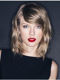 Parrucche Taylor Swift 12" progettato Biondo Mossa